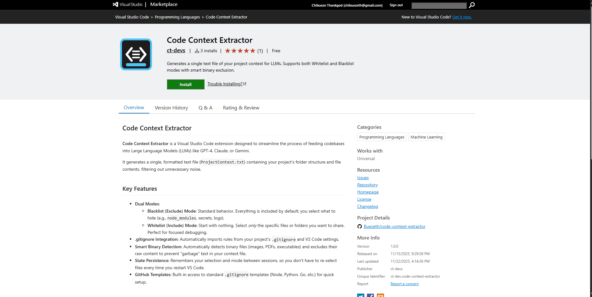 Code Context Extractor Project Preview