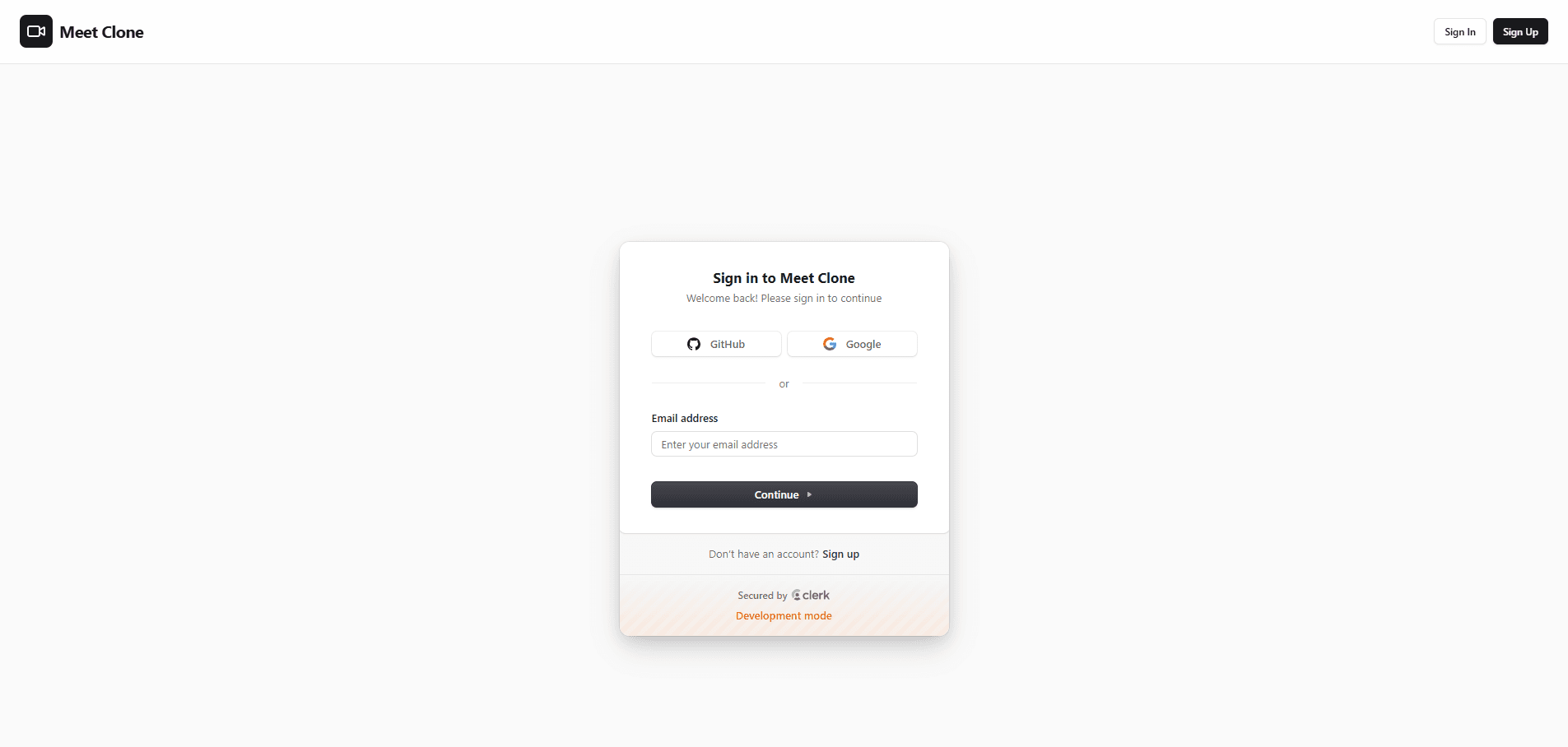 Meet Clone Project Preview